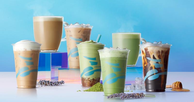 Caribou's lavender beverages