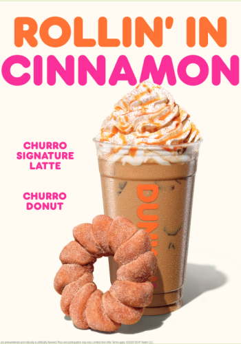 churro and latte